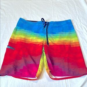 Hang Ten  Rainbow Board Shorts size 36